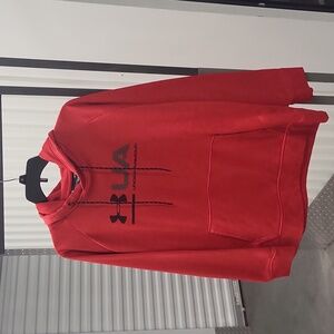 Under Armor red Pullover hoodie